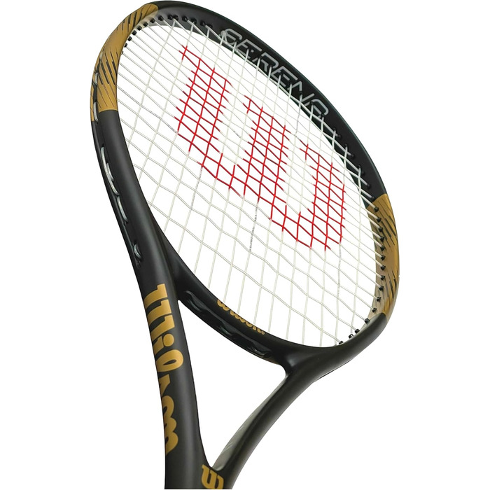 Ракетка для дорослих Wilson Serena Elite 103, чорна/золота ручка 1 (4 1/8')