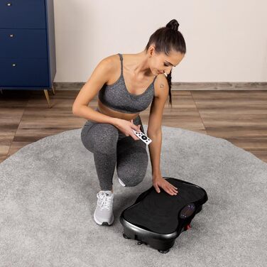 Вібраційна платформа Gymtek для фітнесу вдома, 99 режимів, 5 програм, сенсорний екран – для схуднення, спалювання жиру та зміцнення м'язів