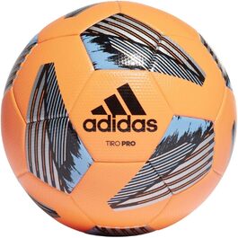 Футбольний м'яч Adidas Tiro Pro Inverno №5, помаранчевий/чорний/блакитний/сріблястий, унісекс, для тренувань і матчів