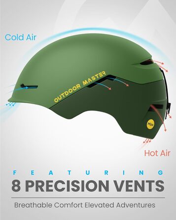 Шолом OutdoorMaster EK MIPS - Forest Green, L для всіх