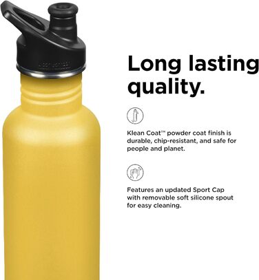 Пляшка для води Klean Kanteen Classic, 800 мл, золота