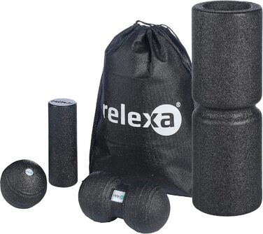 Набір relexa comfort Black - 5 шт. з роликами та електронною книгою