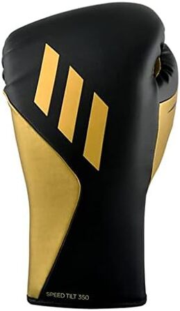Боксерські рукавички adidas Tilt 350 Pro з шнурівкою, унісекс, веганська шкіра, для боксу, кікбоксингу, MMA, з новою технологією нахилу