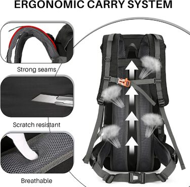 Туристичний рюкзак ShowyLive для походів, Wanderrucksack