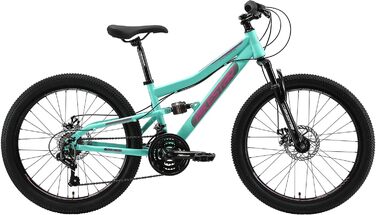 Велосипед Швидкісний Shimano, дискові гальма, 8+, Mint Pink, 24 21-