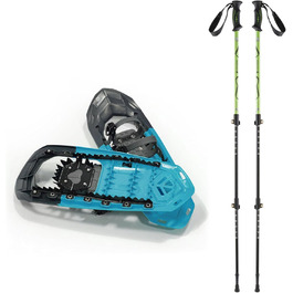 Снігоступи SnowClimber M 25', кріплення з тріскачкою, синій