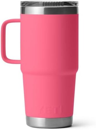 Термокружка YETI Rambler 591 мл, тропічно-рожева, нержавіюча сталь, термоізольована для напоїв
