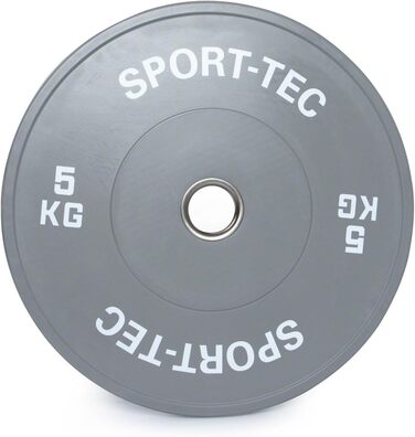 Бампер Sport-Tec Olympia, 5-25 кг, Ø 50 мм, сірий