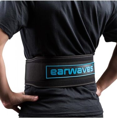 Пояс для важкої атлетики Earwaves Atlas для попереку, присідань, станового тягнення, з місцем для нашивок