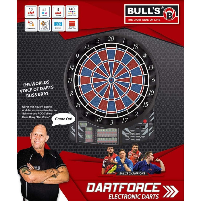 Електроніка Дартборд Bull's Dartforce RB Звуковий