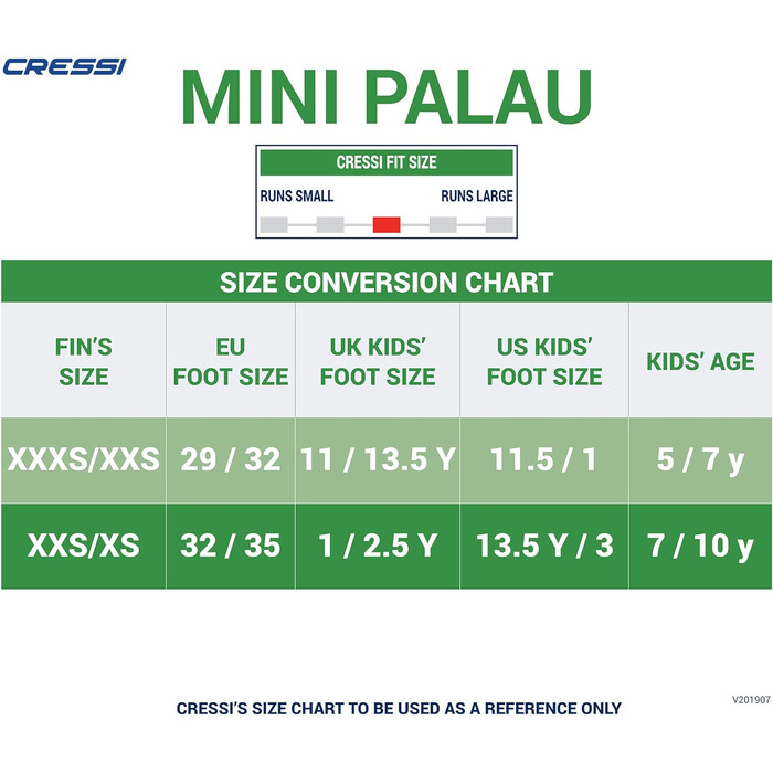 Набір для підводного плавання Cressi Kids Mini Palau 29 Вт x 32 л рожевий