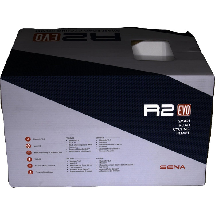 Шолом ENA Adult R2 EVO, сітчастий домофон, матовий чорний (M)