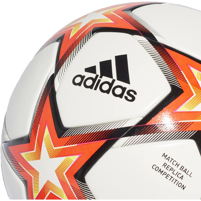 Футбольний м'яч adidas Finale 21, розмір 5, білий/червоний/жовтий/чорний, для змагань, унісекс