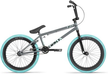 Велосипед BMX Jet Wolf 20 (сіро-бірюзовий) для фрістайлу