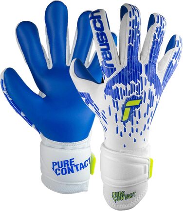 Воротарські рукавички Reusch Pure Contact Silver, футбольні, сріблясті, преміум-якість