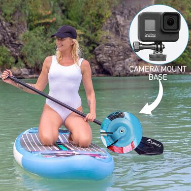 Надувна SUP дошка UPWELL 11'/10'6'/10'2' з аксесуарами: рюкзак, комплект для ремонту, нековзка дека, лиш, 3 плавники, весло та насос