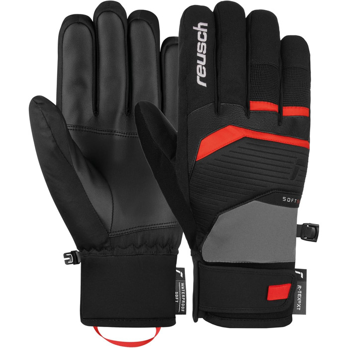 Рукавички Reusch Venom R-tex Xt, сіро-червоні, розмір 8.5