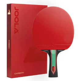 Настільний тенісний ракетка JOOLA RED Carbon Control з вуглецевим шаром, накладками Vizon та магнітною коробкою