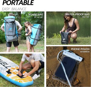 Надувна SUP-дошка UPWELL 11'/10'6