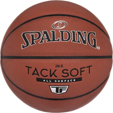 М'який баскетбольний м'яч Spalding Tack-Soft для приміщень та активного відпочинку Версія 2022 Середній розмір 6, 28.5'