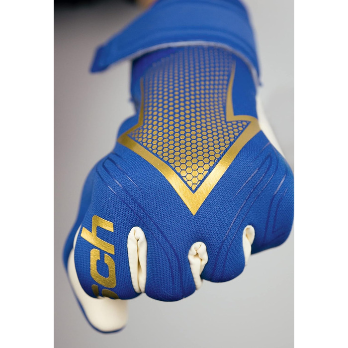 Воротарські рукавички Reusch Arrow Grip Gold X для дорослих, внутрішній шов, універсальні для всіх типів полів, футбольні рукавички чоловічі/унісекс