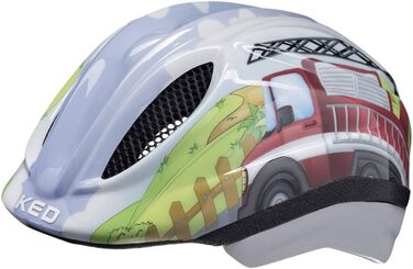 Дитячий велосипедний шолом Meggy II Originals, LED-ліхтар, німецький, 220 г, QUICKSAFE, захист від комах, XS (44-49 см), зелений Croco