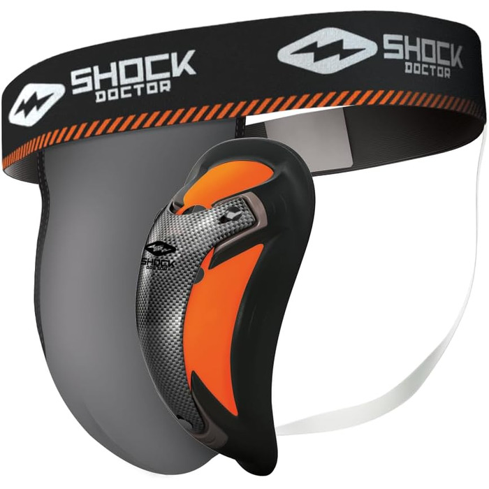 Чашка Shock Doctor Ultra Carbon Flex Supporter Boys XL сіра