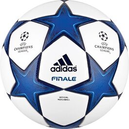 Футбольний м'яч adidas Finale 10, білий/електросиній