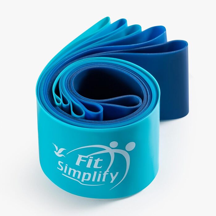 Набір фітнес-резинок Fit Simplify, 5 шт, з інструкцією та чохлом для тренувань