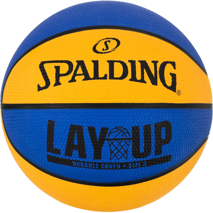 Відкритий баскетбольний м'яч Spalding Lay-Up Mini 55,9 см (версія 2022, міні-розмір 22', синій / помаранчевий)