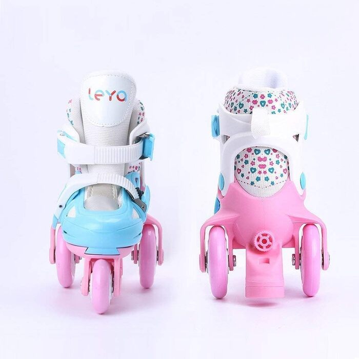 Роликові ковзани Sumeber Inline Kid Boys Girls Roller Skates Outdoor/Indoor (сині, XS (27-30))