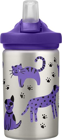 Дитяча пляшка для води CamelBak Eddy+ з малюнком Коти і Собаки, універсальний розмір