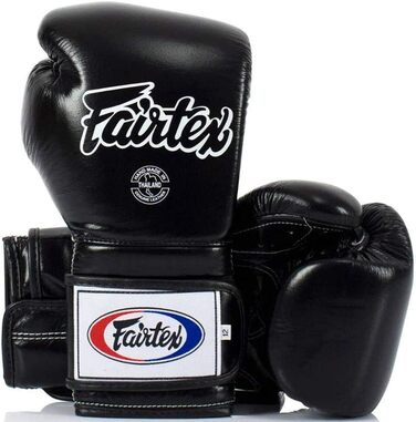 Боксерська рукавичка Fairtex Heavy Hitter's чорна мексиканська 16 унцій