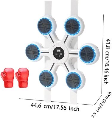 Боксерський автомат LOVIVER в рукавичках, електронна мішень для дорослих