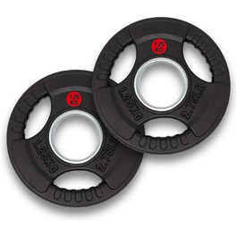 Набір пластин PH Fitness Premium Rubber Tri Grip 50мм, 2x1.25 кг