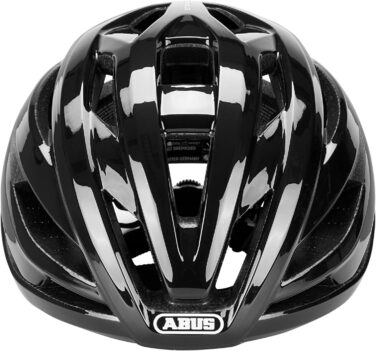 Велошолом ABUS StormChaser для професійного шосейного спорту, легкий і комфортний, для чоловіків та жінок, розмір L (59-61 см), чорний глянцевий