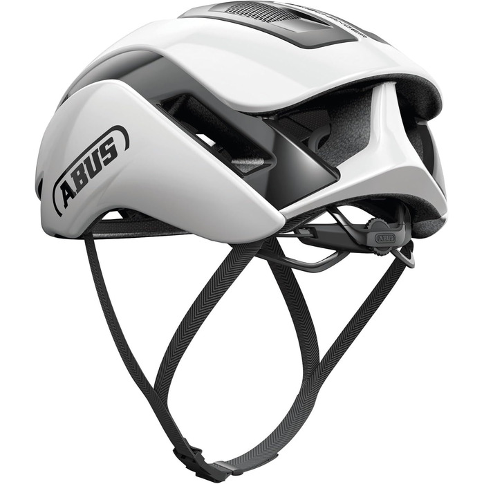 Шолом ABUS Gamechanger 2.0 Aero Helmet L (57-61 см) Білий (глянцевий)