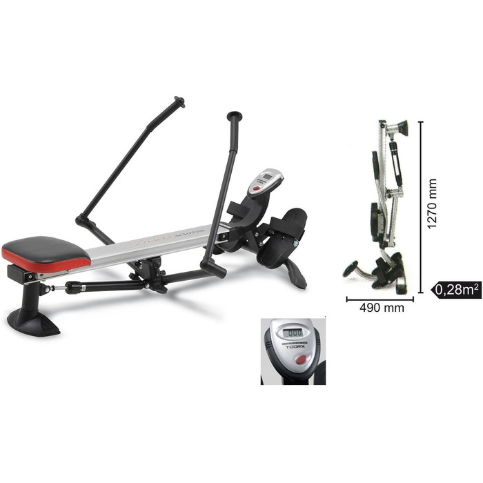 Irklavimo treniruoklis TOORX ROWER-COMPACT, Irklavimo treniruoklis TOORX ROWER-COMPACT