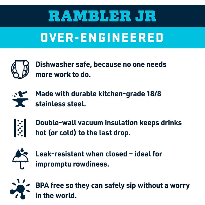 Дитяча пляшка YETI Rambler Jr, Rescue Red, 354 мл