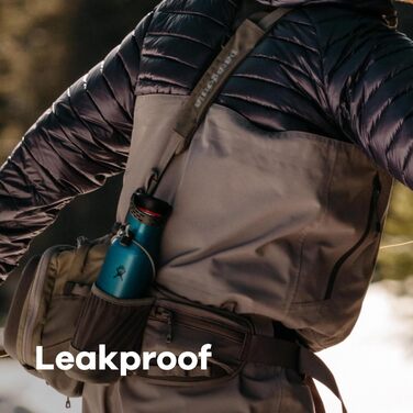 HYDRO FLASK Легка термобутилка 621 мл Trail Series, вакуумна, нержавіюча сталь, герметична, BPA-free, Jasper