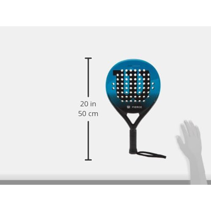 Ракетка Wilson Fierce Elite Padel, 2 шт., Синій/Чорний