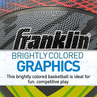 Гумовий баскетбольний м'яч Franklin Sports Grip-Rite 100