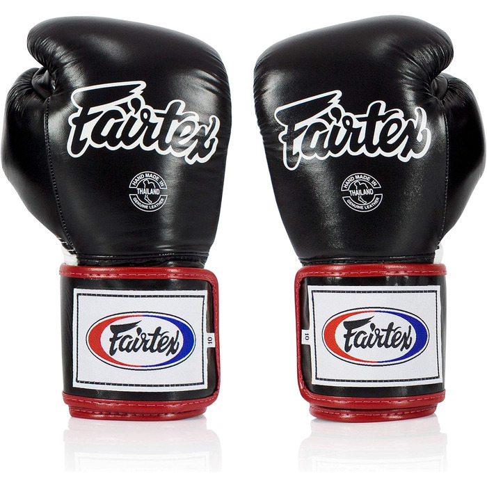 Боксерські рукавички Fairtex BGV5 - Суперспаринги рукавички 14 унцій чорні/білі/червоні