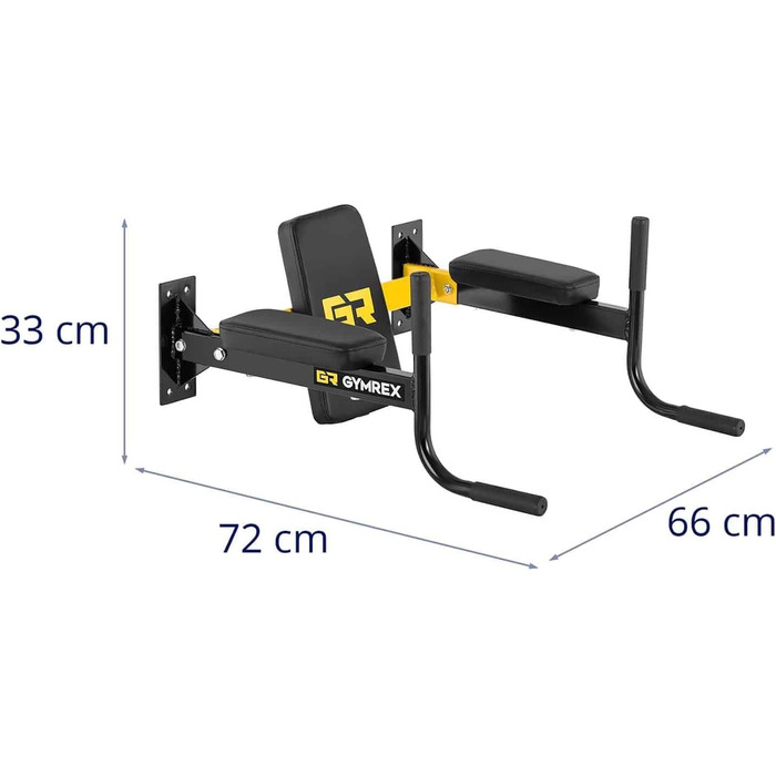 Турнікет Штанга настінний 4 ручки 120 кг, 120 Dip Station