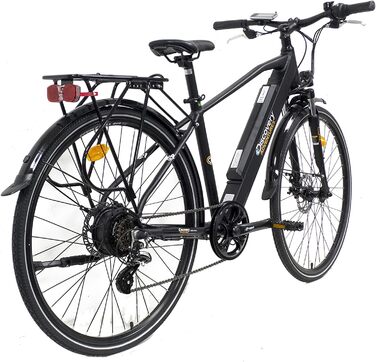 Електровелосипед Discovery Denver Men's E8200 28', Shimano 7-шв., матова чорна