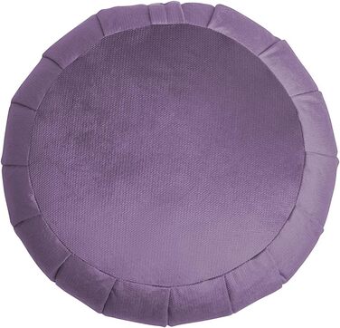 Сенсорна подушка для медитації сови Zafu Yoga Cushion оксамит 100 м'який оксамит гречана оболонка наповнювач кругла висота сидіння 18 см 35 лаванда лаванда