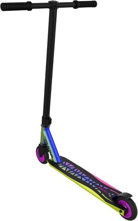 Дитячий самокат Variflex Rugged 2-Wheel Pro Plus Freestyle Kick Scooter зручний для початківців з великим кермом, міцною сталевою рамою, посиленою алюмінієвою декою та преміальними функціями безпеки