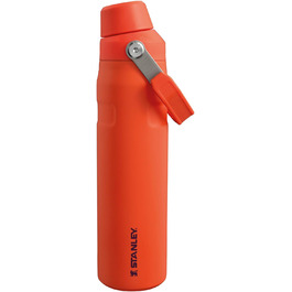 Термос-пляшка Stanley Iceflow Fast Flow 0.6 л, спортивна, тримає холод 10 годин, не протікає, BPA-free, для води, Tigerlily Plum, придатна для миття в посудомийній машині