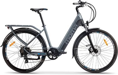 Велосипеди moma EBIKE28 PRO, алюміній, Shimano 7-шв., гідр. дискові гальма, акум. 48 В