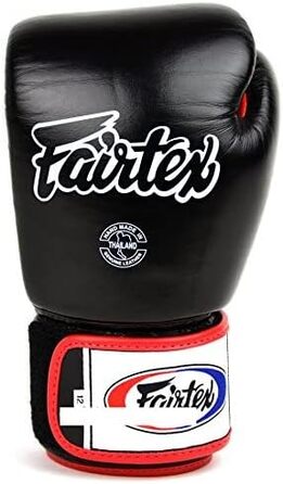 Боксерські рукавички Fairtex BGV1 чорні (8 унцій) ММА Кікбоксинг Муай Тай